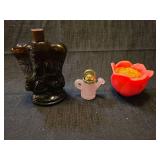 Avon Moonwind Perfume Oil Set with Holders