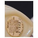 1978 Avon Decorative Set - Owl, Bird & Dish Collection