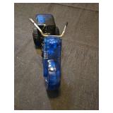 Avon Road Runner Blue Glass Motorcycle Vehicle