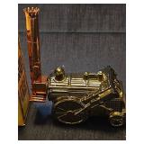 Avon Golden Rocket 822 Train Aftershave Bottle