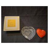 Avon Heart & Diamond Gift Set with Soap Dish