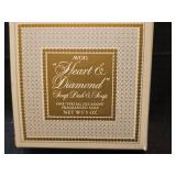Avon Heart & Diamond Gift Set with Soap Dish