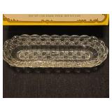 Avon Sunny Lemon Soap Set with Crystal Dish