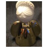 Avon Golden Angel Occur Cologne with Ceramic Figurine