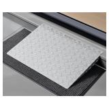 Threshold Ramps for Doorways Portable Ramp for Wheelchairs for Home Steps 2-6" Rise Wheelchair Door Scooter Ramp 31"x24.5" Shed Handicap Ramps 9.9lbs Aluminum Ramps with Extender Plate, Retail $115