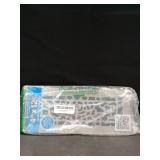 Decor Grates LFGS412-NKL Feng Shui *New* Low Profile Floor Register, 4x12 Inches, Brushed Nickel