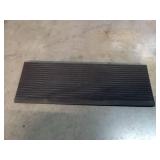 Kritkin Lightweight EVA Threshold Ramp for Wheelchairs, Walking, Scooter, Driveway Curb Handicap Ramp with Non-Slip Surface for Doorways Home Bathroom(Black,36" l X 12" w X 2" h), Retail $100