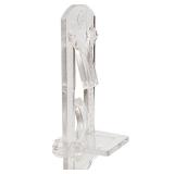 Prime-Line R 7316 1/4 In., Plastic, Clear Locking Shelf Pegs 6 Count (Pack of 1)