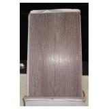 MULGREAT Peel and Stick Floor Tile, 18 Sq.Ft Self Adhesive Vinyl Flooring Plank, 12 Pieces Waterproof Heavy Duty Wood Grain Tiles, 36\"x6\" DIY Planks for Laundry Kitchen Apartment Home, Soft Grey, Re