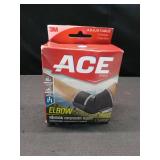 ACE Brand Adjustable Compression Elbow Support, Moderate Support for Weak, Sore or Injured Joints, Adjustable Features, One Size Fits Most