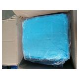 Xuhal 150 Pack Disposable Isolation Gowns PPE Gowns Disposable Bulk Fully Closed Double Tie Back Elastic Cuffs for Home Isolation, Labs, Dental, Beauty Agencies, Tattoo Practices, Unisex (Blue) Retail