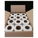 Caring Headrest Exam Table Paper, Smooth, 8.5" x 225", 12 Rolls/Case, Disposable Medical Table Paper for Chiropractors, Massage Therapists & Physical Therapy Offices, Hygienic Surface Protection R