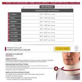 OTC Cervical Collar, Soft Contour Foam, Neck Support Brace, White Narrow 2.5" Depth, Medium