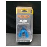 Shock Doctor Mouth Guard for Braces, Blue, Adult