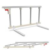 MissYolo Bed Rails for Elderly Adults Safety, Folding Bedside Assist Rail Handle, Collapsible Bed Fence Preventing Falling for King, Queen, Full, Twin, Retail $70