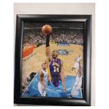 Lakers vs Magic NBA Game Action Framed Photo