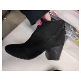black suede ankle boots - 8