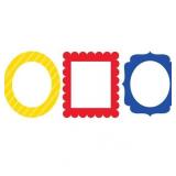 Primary Color Photo Prop Frames (2Pks)