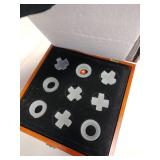 Glass Tic Tac Toe Board Set