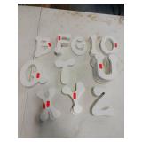Miscellaneous Wooden Letter Cutouts