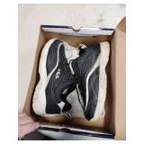 Fila Mens Ray Faux Leather Low Top Sneakers Black 9 Medium (D)