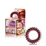 Vere 5PCS Everlasting Hair Ties - Rose Garden Blend  Large 2.5  Dia: High Quality Spiral Hair Ties  Coil Hair Ties  Universal Coil  Creaseless Braids  Bracelets for Thick and Normal Hair - 2 Pack