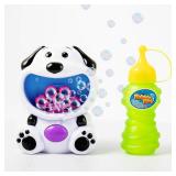 Dog Bubble Machine for Kids & Pets, Automatic Puppy Bubble Blower with 4oz Bubble Solution,Fun Dog Toys & Kids Games, Indoor/Outdoor Play, Birthday Gift, Puppy Party Favors