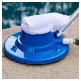 Pool Vacuum for Above Ground Pool, 15\" Pool Leaf Vacuum for Inground Swimming Pools Pool Leaf Sucker with Brush Include Reusable 16â X 23â Leaf Mesh Bag Blue
