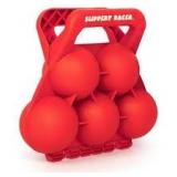 red plastic 5-in-1 snowball maker
