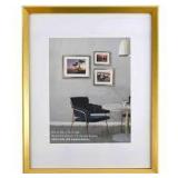 16x20in Picture Frames, PhotoFrame for Wall Home Decoration, Gold