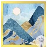 keibiubu Gold Picture Frame, 14x18 Picture Frame for Photo Poster Canvas Certificate Document Display Horizontally or Vertically High Transparent Wall Gallery(Size 14 x 18 inches)