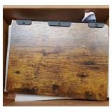 Rolling Table for Laptop Stand, Height and Angle Adjustable Over Bed Table with Wheels, Tilt-Top Laptop Desk for Couch with Cup Holder, Bed Table Tray for Eating (Rustic)