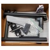 Rolling Table for Laptop Stand, Height and Angle Adjustable Over Bed Table with Wheels, Tilt-Top Laptop Desk for Couch with Cup Holder, Bed Table Tray for Eating (Rustic)