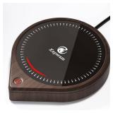 Coffee Mug Warmer for Desk, Smart Coffee Warmer with Touch Tech & Light, Coffee Cup Warmer with Gravity Sensor & Auto Shut Off, Candle Warmer Plate - Ideal Gifts for Dad and Mom - Retail: $20