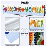Welcome Home Banner, Decorations for Hospital/Military/Navy/Marine Corps/Marine Boot-camp/Army/National Guard/Air Force/Housewarming, Welcome Home Sign - Retail: $10