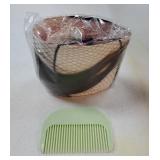 Clip in Bangs, 100% Real Human Hair Medium Brown Fake Bangs Clip in Hair Extensions French Bangs Fringe with Temples Hairpieces for Women Curved Curtain Bangs for Daily Wear - Retail: $10