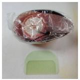 Clip in Bangs, 100% Real Human Hair Medium Brown Fake Bangs Clip in Hair Extensions French Bangs Fringe with Temples Hairpieces for Women Curved Curtain Bangs for Daily Wear - Retail: $10