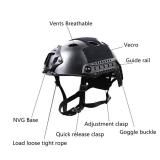 PJ Tactical Paintball Airsoft Helmet Fast Military Helmet with NVG Bracket and Side Guide Rail - Retail: $28