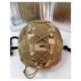 PJ Tactical Paintball Airsoft Helmet Fast Military Helmet with NVG Bracket and Side Guide Rail - Retail: $28