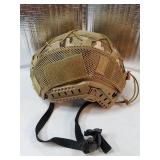 PJ Tactical Paintball Airsoft Helmet Fast Military Helmet with NVG Bracket and Side Guide Rail - Retail: $28