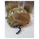 PJ Tactical Paintball Airsoft Helmet Fast Military Helmet with NVG Bracket and Side Guide Rail - Retail: $28