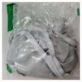 Satin Cube Pillow Case for Side Sleepers, Silver Grey Satin Pillowcase Cube Pillow Cover with Hidden Zipper, Silky and Smooth Satin Pillow Case for Cube Pillow (24x12"x5.5") - Retail: $8"