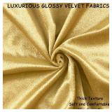 2 Pack 20x20 Pillow Cover Velvet Pillow Covers, Square Throw Pillow Covers for Living Room Decorations Throw Pillow Case, Throw Pillow Cover Cushion Cover for Home Sofa Bedroom Car, Gold - Retail: $10