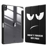 Hybrid Slim Case for iPad Air 11-inch M3 (2025) / M2 (2024), iPad Air 5th (2022) / 4th Generation (2020) 10.9 Inch - Shockproof Cover with Clear Back Shell & Pencil Holder, Don