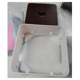 Ceramic Bulldog Bowl Dog Feeding Bowl - Dog Dish Wide Mouth Pet Sterile Tilted Pet Feeder with Anti-Skid Rubber Mat for Small Medium Dogs. MISSING BOWL. - Retail: $37