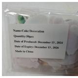 50Pcs Edible Summer Beach Cupcake Toppers Wafer Paper Ball Sun Diving Goggles Cupcake Picks Edible Summer Cake Toppers for Hawaii Theme Birthday Party Supplies Multi - Retail: $8