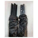 Easel Stand for Sign, 63 Portable Easels Stand for Display, Lightweight Adjustable Tripod Art Easel Stand for Wedding Sign, Black Metal Painting Easel with Portable Bags (2 Pack) - Retail: $24"