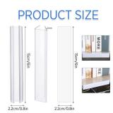 15 Pieces Shelf Label Holder, Clear Plastic 0.875