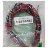 Christmas Headbands for Women Red Plaid Knotted Headband Wide Hairband Christmas Holiday Party Headband Hair Accessories Gifts for Girls - Retail: $12