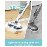 Steam Mop Replacement Brush Pads for Shark Steam and Scrub Mop S8201 S8001 S7201 S7000 Series (2 Count) - Retail: $48